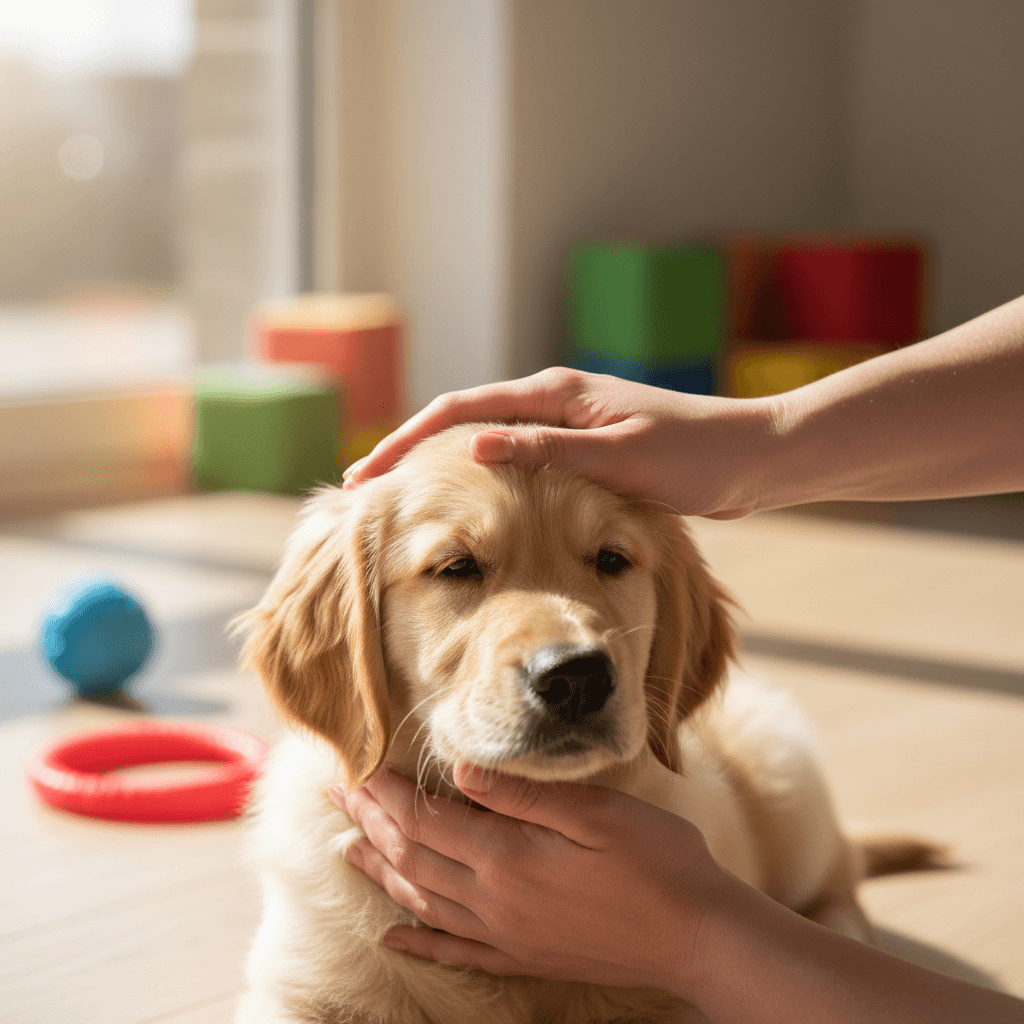 Person caring for a companion animal